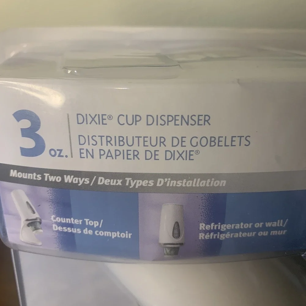 Dixie Cup Dispenser 3oz Vtg 2002 Modern Retro Space Age Counter/Wall Mount NOS